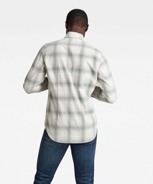 G-STAR（ジースター）の「3301 SLIM SHIRT CHECK/チェックシャツ（シャツ/ブラウス・メンズ・チェック/ブルー系その他・MEDIUM/X-SMALL/X-LARGE/SMALL/LARGE）」の11枚目の写真