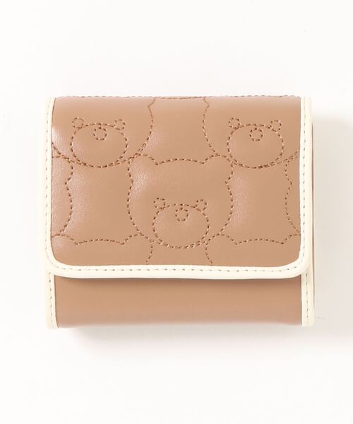 SecretDoor（シークレットドア）の「3ﾂ折ミニサイフ [ベアキルト