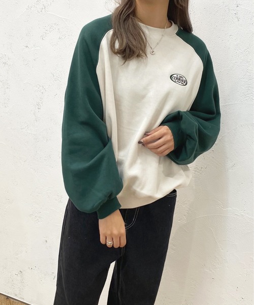 apres jour(アプレジュール)の「ラグラン袖ボリュームスウェット【ZOZOTOWN限定アイテム】(スウェット・レディース・ダークブルー/グリーン/ボルドー・フリー/X-LARGE)」の15枚目の写真