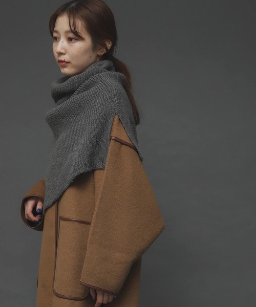 SENSE OF PLACE by URBAN RESEARCH（センスオブプレイスバイアーバンリサーチ）の「パイピングコート（その他アウター・レディース・チャコールグレー/カーキ/アイボリー/モカ・ONE）」の12枚目の写真