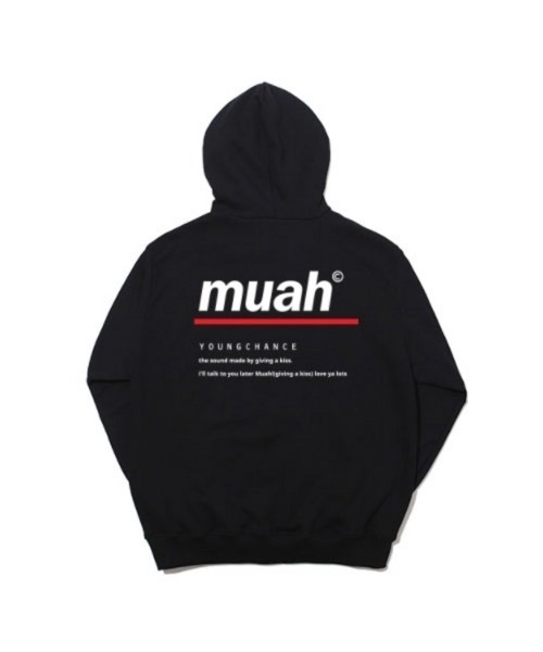 muahmuah（ムーアムーア）の「WEB限定 muahmuah-ムアムア バックロゴプルパーカー【MUT21930】（パーカー・レディース・ホワイト/ブラック/ネイビー/グレー/カーキ/ラベンダー・FREE）」の10枚目の写真