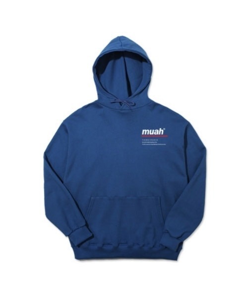 muahmuah（ムーアムーア）の「WEB限定 muahmuah-ムアムア バックロゴプルパーカー【MUT21930】（パーカー・レディース・ホワイト/ブラック/ネイビー/グレー/カーキ/ラベンダー・FREE）」の13枚目の写真