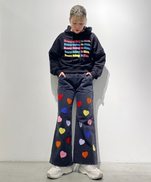 Candy Stripper(キャンディストリッパー)の「LOGO SHORT HOODIE(パーカー・レディース・ピンク/ブラック/アイボリー・2)」の21枚目の写真