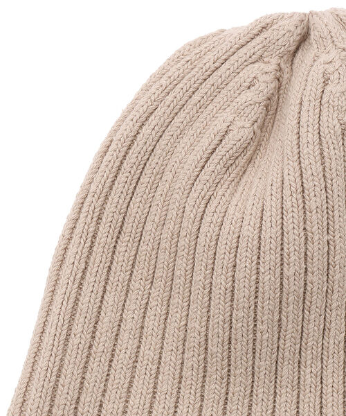 CAL O LINE（キャルオーライン）の「CAL O LINE /キャルオーライン　SILK WATCH CAP シルクワッチキャップ　CL212-100（ニットキャップ/ビーニー・メンズ・ブラック/ベージュ/ネイビー/グリーン/アイボリー/ライトピンク・FREE）」の14枚目の写真