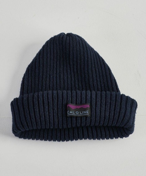CAL O LINE（キャルオーライン）の「CAL O LINE /キャルオーライン　SILK WATCH CAP シルクワッチキャップ　CL212-100（ニットキャップ/ビーニー・メンズ・ブラック/ベージュ/ネイビー/グリーン/アイボリー/ライトピンク・FREE）」の5枚目の写真