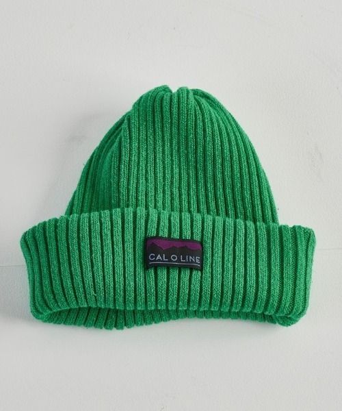 CAL O LINE（キャルオーライン）の「CAL O LINE /キャルオーライン　SILK WATCH CAP シルクワッチキャップ　CL212-100（ニットキャップ/ビーニー・メンズ・ブラック/ベージュ/ネイビー/グリーン/アイボリー/ライトピンク・FREE）」の4枚目の写真