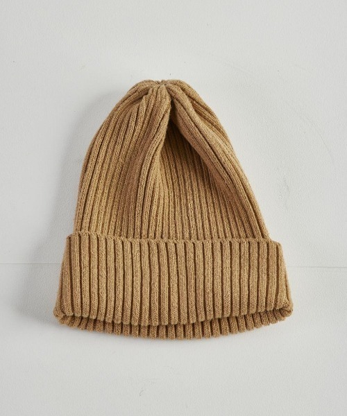 CAL O LINE（キャルオーライン）の「CAL O LINE /キャルオーライン　SILK WATCH CAP シルクワッチキャップ　CL212-100（ニットキャップ/ビーニー・メンズ・ブラック/ベージュ/ネイビー/グリーン/アイボリー/ライトピンク・FREE）」の11枚目の写真