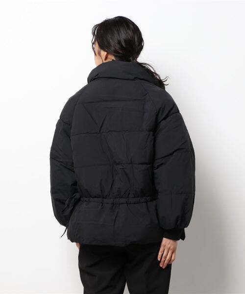 FRP（エフアールピー）の「YUGA 　ウエストリボン　ダウン　ジャケットコート（ダウンジャケット/コート・レディース・ブラック/オフホワイト・FREE）」の16枚目の写真