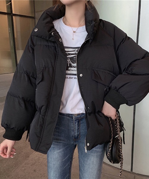 FRP（エフアールピー）の「YUGA 　ウエストリボン　ダウン　ジャケットコート（ダウンジャケット/コート・レディース・ブラック/オフホワイト・FREE）」の21枚目の写真