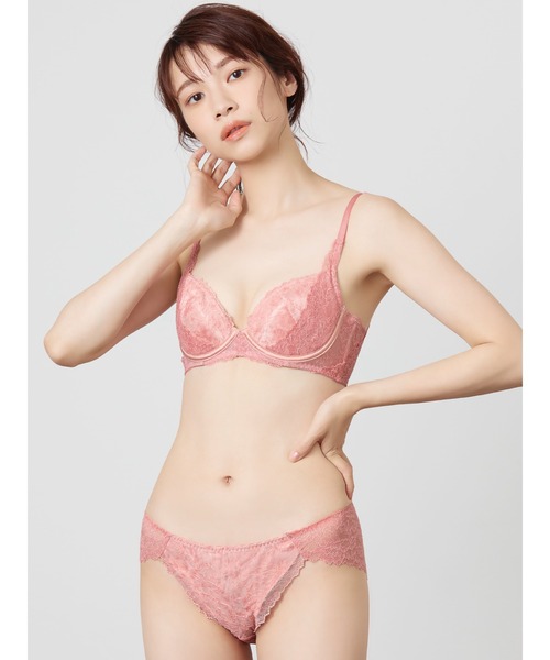 ravime(ラヴィミー)の「ヴェールアーツ デュベタッチ ブラ(B~Cカップ)(ブラジャー・レディース・ピンク/ブラック/アクア・C65/B75/C75/B70/B65/C70)」の5枚目の写真