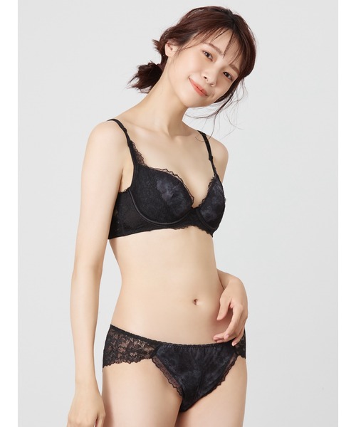 ravime(ラヴィミー)の「ヴェールアーツ デュベタッチ ブラ(B~Cカップ)(ブラジャー・レディース・ピンク/ブラック/アクア・C65/B75/C75/B70/B65/C70)」の10枚目の写真