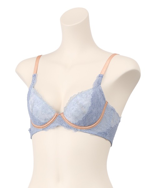 ravime(ラヴィミー)の「ヴェールアーツ デュベタッチ ブラ(B~Cカップ)(ブラジャー・レディース・ピンク/ブラック/アクア・C65/B75/C75/B70/B65/C70)」の4枚目の写真