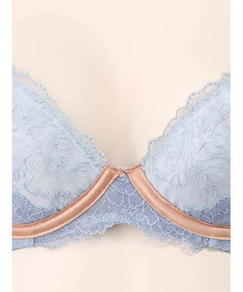 ravime(ラヴィミー)の「ヴェールアーツ デュベタッチ ブラ(B~Cカップ)(ブラジャー・レディース・ピンク/ブラック/アクア・C65/B75/C75/B70/B65/C70)」の12枚目の写真