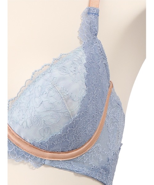 ravime(ラヴィミー)の「ヴェールアーツ デュベタッチ ブラ(B~Cカップ)(ブラジャー・レディース・ピンク/ブラック/アクア・C65/B75/C75/B70/B65/C70)」の11枚目の写真