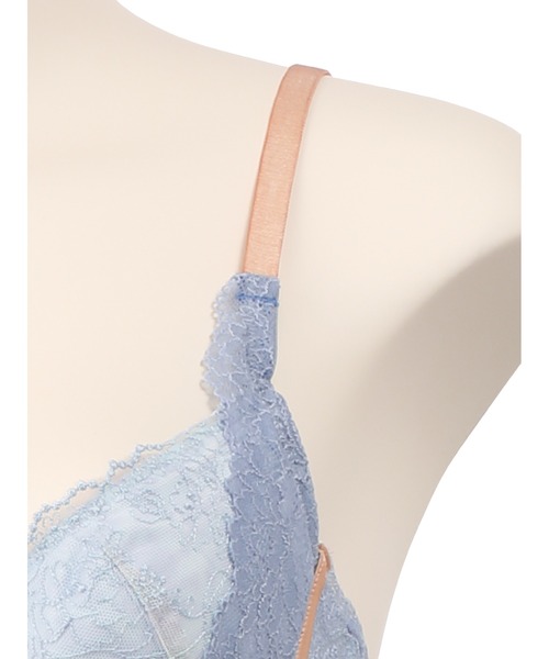 ravime(ラヴィミー)の「ヴェールアーツ デュベタッチ ブラ(B~Cカップ)(ブラジャー・レディース・ピンク/ブラック/アクア・C65/B75/C75/B70/B65/C70)」の9枚目の写真