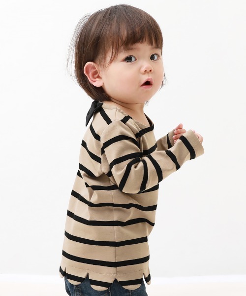 ベビー スカラップ長袖tシャツ Tシャツ カットソー Devirock デビロック のファッション通販 Zozotown