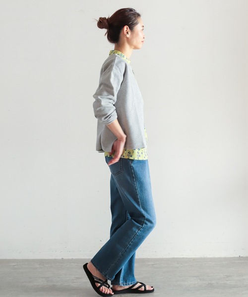 NOMBRE IMPAIR(ノンブルアンペール)の「変形ダブル鹿の子 ワイドカーデ(カーディガン/ボレロ・レディース・ホワイト/グレー・FREE)」の8枚目の写真