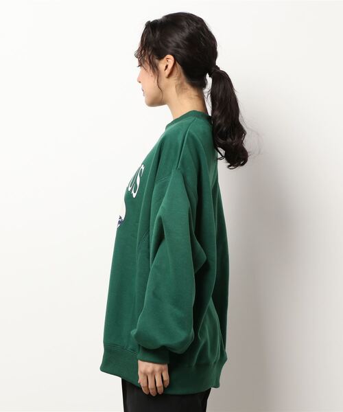 ems excite(エムズエキサイト)の「プリントBIGトレーナー(Tシャツ/カットソー・レディース・オフホワイト/グリーン/レッド・FREE)」の6枚目の写真