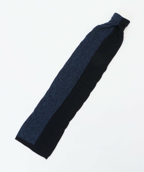 KIETH（キース）の「2トーンケーブルコンパクトマフラー（マフラー・メンズ・ダークブルー/チャコールグレー/ブラック/ネイビー・FREE）」の15枚目の写真