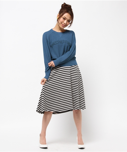 Ray BEAMS(レイビームス)の「Ray BEAMS / "Sweet Y.C." ロゴプルオーバー(その他トップス・レディース・ホワイト/ロイヤルブルー・ONE SIZE)」の6枚目の写真