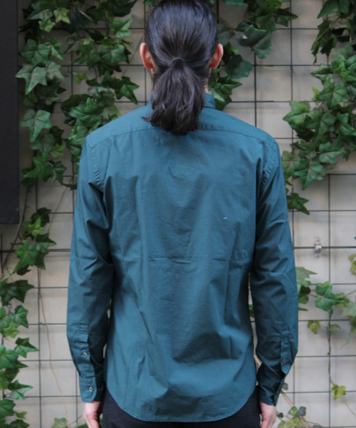 417 EDIFICE（フォーワンセブンエディフィス）の「◇ブロードレギュラーカラーシャツ（シャツ/ブラウス・メンズ・ホワイト/グリーン/ブルー/ネイビー・SMALL/LARGE/MEDIUM）」の10枚目の写真