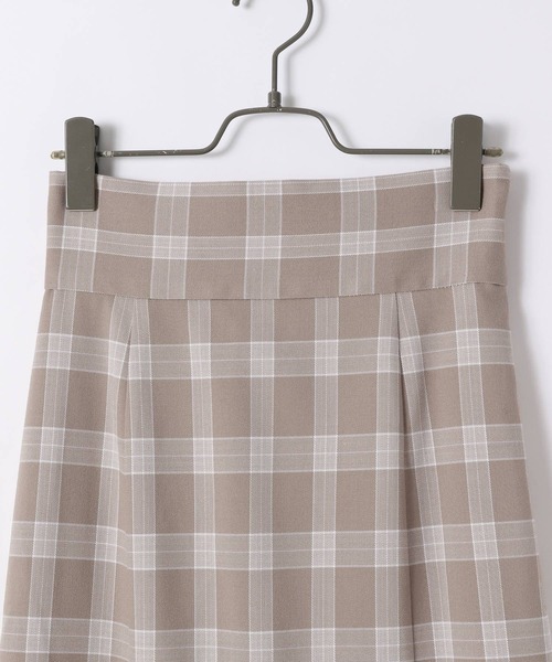 Heather（ヘザー）の「チェック柄ナローマーメイドスカート　261838（スカート・レディース・グレー系その他/ホワイト系その他/ベージュ系その他・M/S）」の5枚目の写真