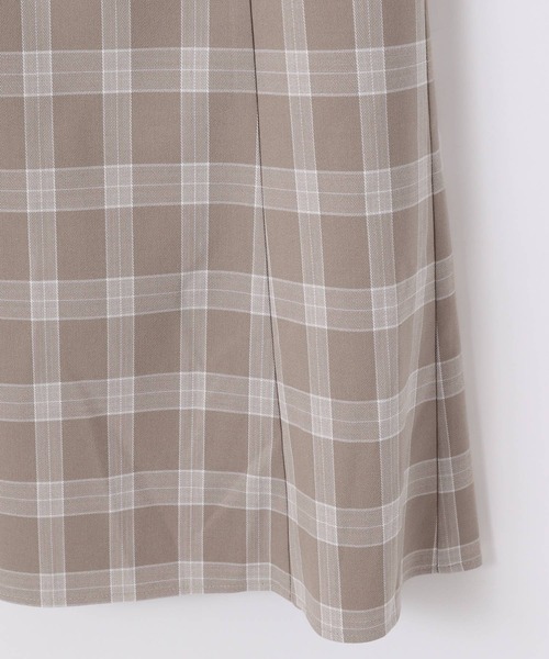 Heather（ヘザー）の「チェック柄ナローマーメイドスカート　261838（スカート・レディース・グレー系その他/ホワイト系その他/ベージュ系その他・M/S）」の7枚目の写真