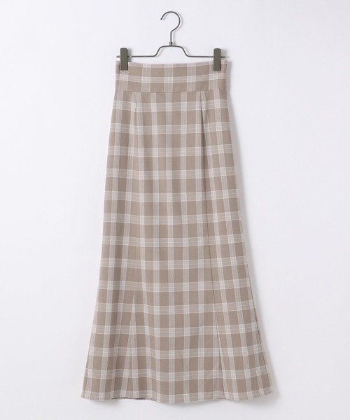 Heather（ヘザー）の「チェック柄ナローマーメイドスカート　261838（スカート・レディース・グレー系その他/ホワイト系その他/ベージュ系その他・M/S）」の21枚目の写真