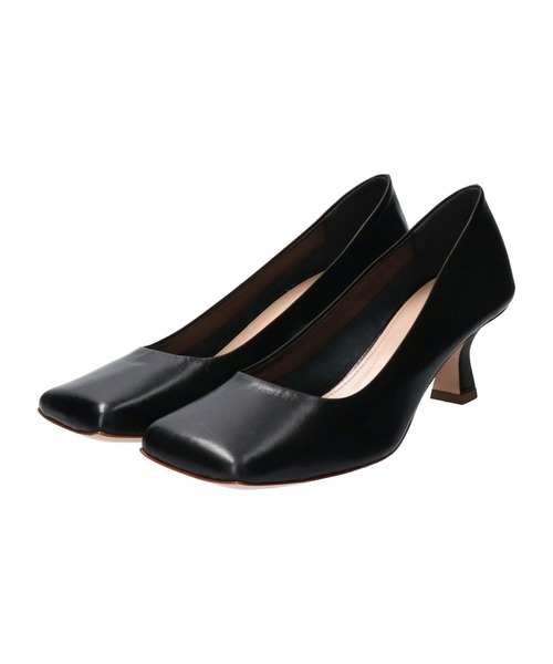 FABIO RUSCONI（ファビオルスコーニ）の「【FABIO RUSCONI】ワイドスクエアトウパンプス(F21101)（パンプス・レディース・ブラック/ライトベージュ・38/39/35/36/37）」の3枚目の写真