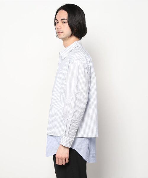 CMF OUTDOOR GARMENT（シーエムエフアウトドアガーメント）の「COMFY OUTDOOR GARMENT/コンフィアウトドアガーメント　FRENCH SHIRTS フレンチシャツ（シャツ/ブラウス・メンズ・サックスブルー/ロイヤルブルー・LARGE/X-LARGE/MEDIUM）」の4枚目の写真