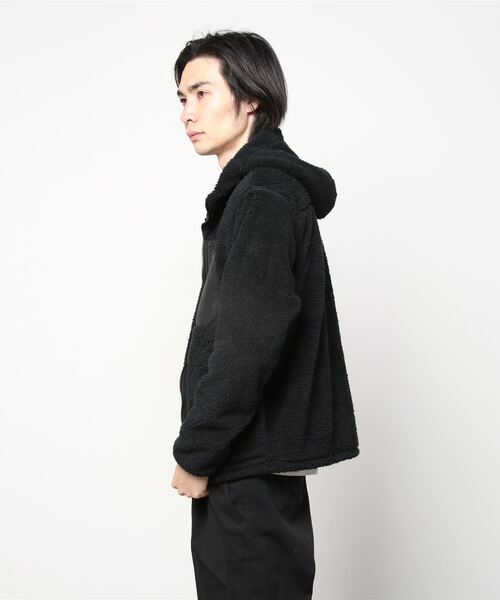 IGNIO（イグニオ）の「イグニオ  ボアフリースジップパーカー（パーカー・メンズ・オフホワイト/ブラック・M/LL/L/3L/S）」の3枚目の写真