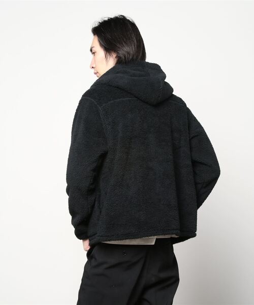IGNIO（イグニオ）の「イグニオ  ボアフリースジップパーカー（パーカー・メンズ・オフホワイト/ブラック・M/LL/L/3L/S）」の4枚目の写真