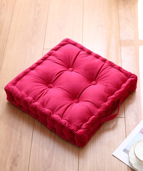 aimoha（アイモハ）の「フワフワもちもちスクエアクッション（クッション/クッションカバー・レディース・スモークピンク/グリーン/チョコ/グレー/ブルー/ピンク/イエロー・FREE）」の7枚目の写真