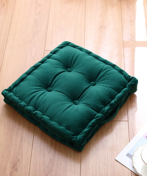 aimoha（アイモハ）の「フワフワもちもちスクエアクッション（クッション/クッションカバー・レディース・スモークピンク/グリーン/チョコ/グレー/ブルー/ピンク/イエロー・FREE）」の4枚目の写真