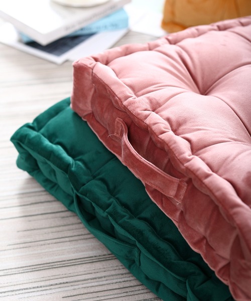 aimoha（アイモハ）の「フワフワもちもちスクエアクッション（クッション/クッションカバー・レディース・スモークピンク/グリーン/チョコ/グレー/ブルー/ピンク/イエロー・FREE）」の16枚目の写真