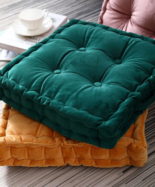 aimoha（アイモハ）の「フワフワもちもちスクエアクッション（クッション/クッションカバー・レディース・スモークピンク/グリーン/チョコ/グレー/ブルー/ピンク/イエロー・FREE）」の17枚目の写真