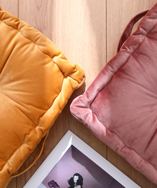 aimoha（アイモハ）の「フワフワもちもちスクエアクッション（クッション/クッションカバー・レディース・スモークピンク/グリーン/チョコ/グレー/ブルー/ピンク/イエロー・FREE）」の22枚目の写真