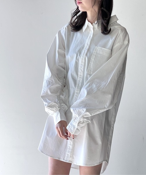 そでギャザーシャツワンピース シャツワンピース One Way ワンウェイ のファッション通販 Zozotown