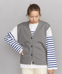 BEAUTY&YOUTH UNITED ARROWS | BY フロントボタン Vネック ベスト -ウォッシャブル-(ベスト)