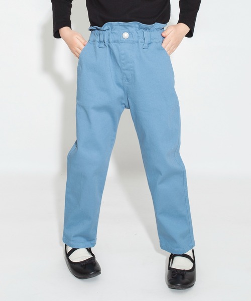 BRANSHES(ブランシェス)の「【マカロンパンツ】テーパードシルエットロングパンツ(チノパンツ・キッズ・ブラック/ネイビー/ピンク/ブルー/キナリ・110/150/130/120/90/140/100)」の8枚目の写真