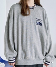 PARAMUS MINNESOTA LOGO CREW NECK SWEAT SHIRTS / パラマス ミネソタ アーチロゴ 配色刺繍 クルーネック スウェットシャツ