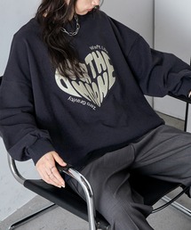 PARAMUS MINNESOTA LOGO CREW NECK SWEAT SHIRTS / パラマス ミネソタ アーチロゴ 配色刺繍 クルーネック スウェットシャツネイビー系2