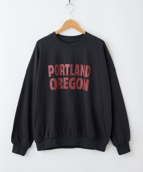 PARAMUS MINNESOTA LOGO CREW NECK SWEAT SHIRTS / パラマス ミネソタ