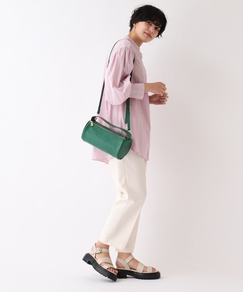 OPAQUE.CLIP(オペークドットクリップ)の「◆ロールボストン(ショルダーバッグ・レディース・ブラック/ダークグリーン・00)」の10枚目の写真