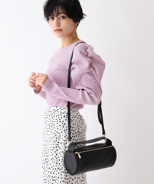 OPAQUE.CLIP(オペークドットクリップ)の「◆ロールボストン(ショルダーバッグ・レディース・ブラック/ダークグリーン・00)」の19枚目の写真