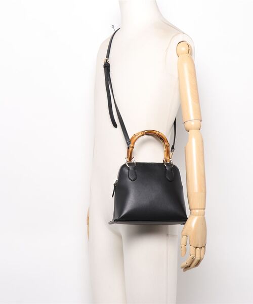 FREE'S MART（フリーズマート）の「バンブーミニショルダーバッグ（ショルダーバッグ・レディース・ブラック/ホワイト/グリーン/ブラウン系その他・ﾌﾘ-）」の10枚目の写真