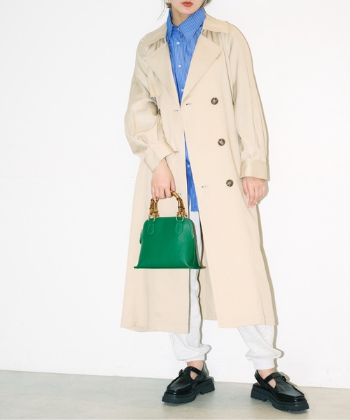 FREE'S MART（フリーズマート）の「バンブーミニショルダーバッグ（ショルダーバッグ・レディース・ブラック/ホワイト/グリーン/ブラウン系その他・ﾌﾘ-）」の21枚目の写真