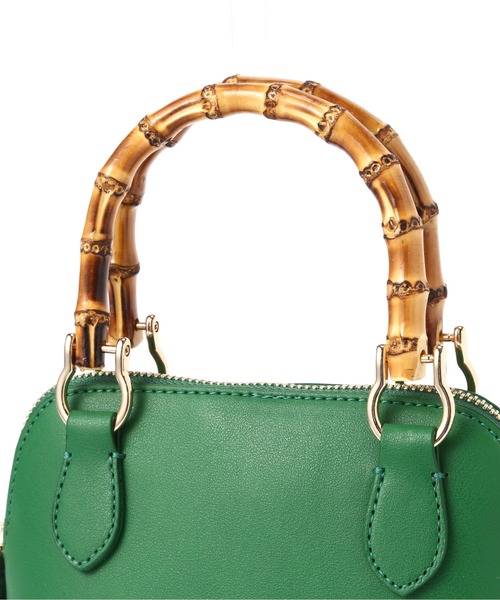 FREE'S MART（フリーズマート）の「バンブーミニショルダーバッグ（ショルダーバッグ・レディース・ブラック/ホワイト/グリーン/ブラウン系その他・ﾌﾘ-）」の17枚目の写真