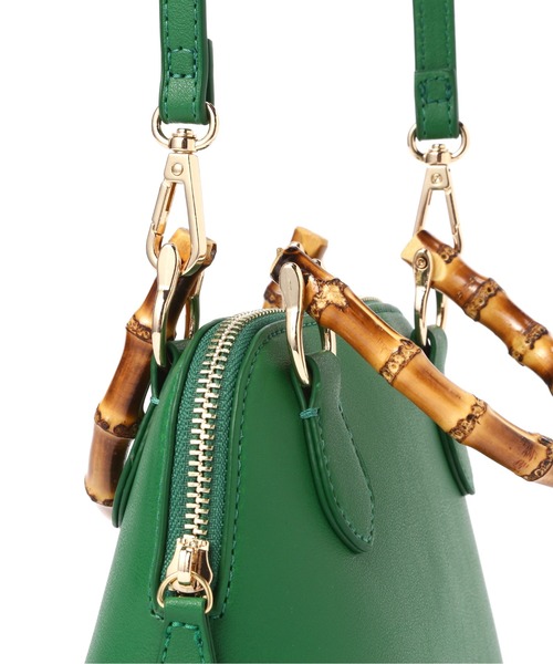 FREE'S MART（フリーズマート）の「バンブーミニショルダーバッグ（ショルダーバッグ・レディース・ブラック/ホワイト/グリーン/ブラウン系その他・ﾌﾘ-）」の14枚目の写真