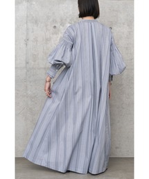 LA PEAU DE GEM | 【LA PEAU DE GEM】ボリュームスリーブワンピース(シャツワンピース)